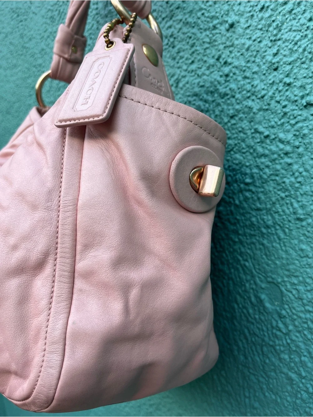 COACH Y2K slouchy pink Parker Hobo bag 13412